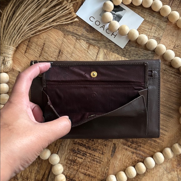 💳🤎COACH Combination Wallet Checkbook🤎💳 - Picture 10 of 12